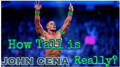 wwe height|john cena real height.